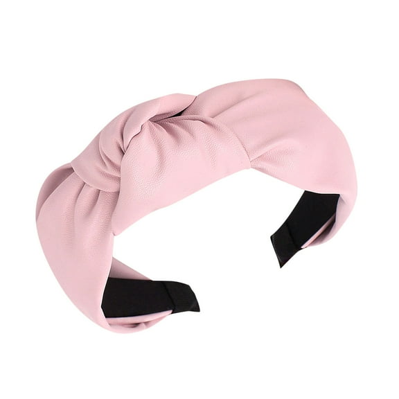 Yanyanz Handkerchiefs for Men, Sweet Tie Solid Hair Headband Women Head Knot Hoop Fashion Hair Hairband Hairpin Headband, Women's Handkerchiefs Pink One Size
