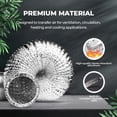 thumbnail image 4 of iPower 6 inch 16 Feet Non-Insulated Flex Air Aluminum Ducting Dryer Vent Hose for HVAC Ventilation, 2 Pack, 4 of 7