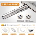thumbnail image 3 of Jouet Laser pour Chat, Pointeur Laser Rouge Jouet Interactif pour Chats d'Intérieur Chiens, Pointeur Laser Rechargeable USB pour Chats pour Chaser Chaton Jouets, Argent, 3 of 7