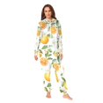 thumbnail image 2 of FORMRS Onesies Pajama for Adults Unisex Hoodie Winter Jumpsuit One Piece Sleepwear, Sizes S-2XL, Orange Bees, 2 of 7