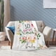 thumbnail image 3 of LHSHID Dinosaurs and The Woods Blanket Flannel Soft and Comfortable Anti static Bed Sofa Blanket 30x40in, 3 of 6