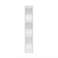 thumbnail image 5 of Furinno Fulda 3-Tier Space Saving Storage Shelf Bookcase, 6-Inch Width, White, 5 of 7
