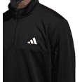 thumbnail image 6 of adidas Mens Long Sleeve Quarter Zip Pullover (Black, Large), 6 of 8