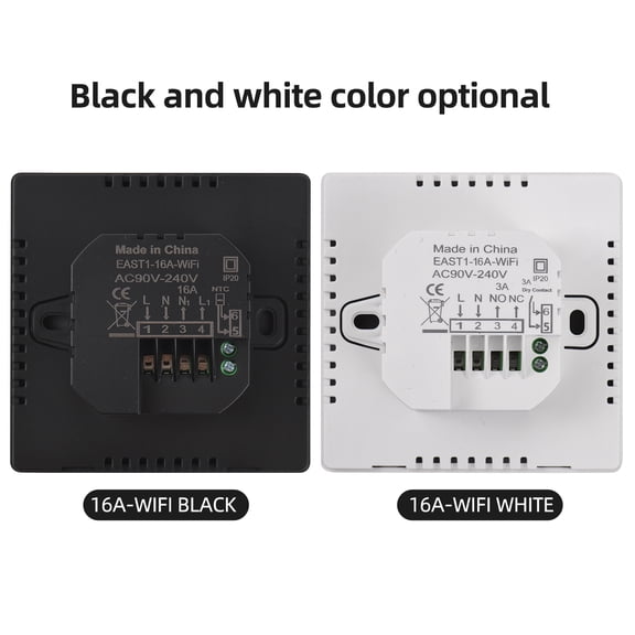 Smart Thermostat,Wifi 16a Lcd Display Temperature Lcd Wall 16a Temperature
