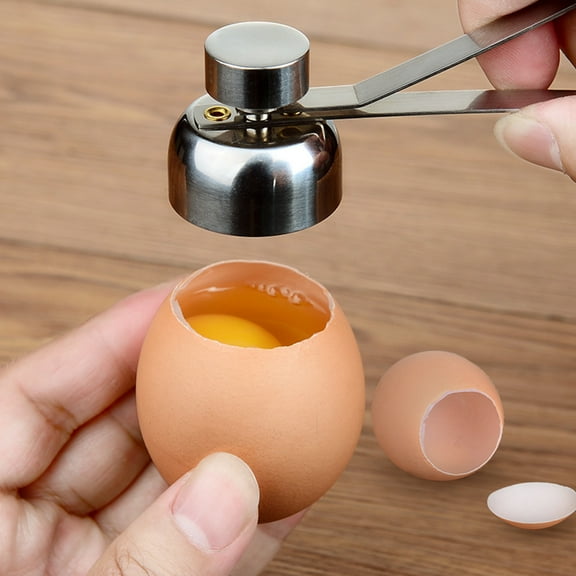 FOLOYORI Stainless Steel Eggshell Opener Tool 11.8 x 1.4 x 1.4in Smooth Surface for Cooking 1Pcs