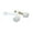 White, variant on Ives Aluminum Metallic Hinge Pin Door Stop Mounts to door 5/16 in.