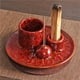 thumbnail image 5 of Quemador de incienso de cerámica 4 en 1, soporte de salvia for quemar, quemador de Palo Santo, 5 of 6