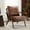 1, variant on Bonzy Home Modern Accent Chair, PU Leather Accent Chairs Set of 2, Comfy Upholstered Armchair with Solid Wood Frame, Retro Leisure Chair Reading Nook Chair for Living Room Bedroom Office