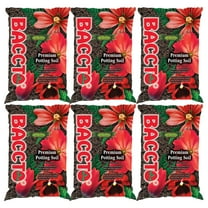 Michigan Peat Premium Potting Soil w Perlite Fertilizer, 50 lb (6 Pack)