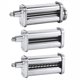 thumbnail image 1 of Máquina para hacer pasta Irfora Accesorio para máquina de pasta 3 en 1 Piezas de cortador de rodillo de pasta Máquina de prensado de fideos compatible con batidoras de pie KitchenAid para espagueti Irfora Máquina para hacer pasta, 1 of 2
