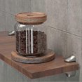 thumbnail image 3 of Glass Shelf Bracket, Adjustable Wall Mount for Glass Shelves, Zinc Alloy Wall Bracket, Glass Shelf Support, Quick Installation (Gold), 3 of 4