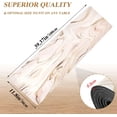 thumbnail image 5 of FREEAMG Unique Marble Glitter Dust Long Trivet Table Runner Non-Slip Heat Resistant Table Protector Waterproof Hot Pads Pot Holder Table Mats, 5 of 7