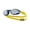 Silver Mirrored / Smoke Lens / Lemon Strap, variant on Sporti HydroZoom Velocity Goggles - Mirrored, UV Shield, Anti-Fog, Shatter-Resistant, Custom Fit