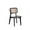 Black and Natural Cane, variant on Manhattan Comfort Versailles 16.5" Wood Dining Chair in Black (Set of 2)