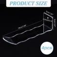 thumbnail image 2 of Clear Acrylic Wall Corner Storage Rack Rectangle 180x50x50mm, 2 of 6