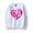 White, variant on AJ Lee Heart Logo Merch Crewneck Sweatshirts Cosplay Women Men Fashion Long Sleeve Stylish Y2K Design Top