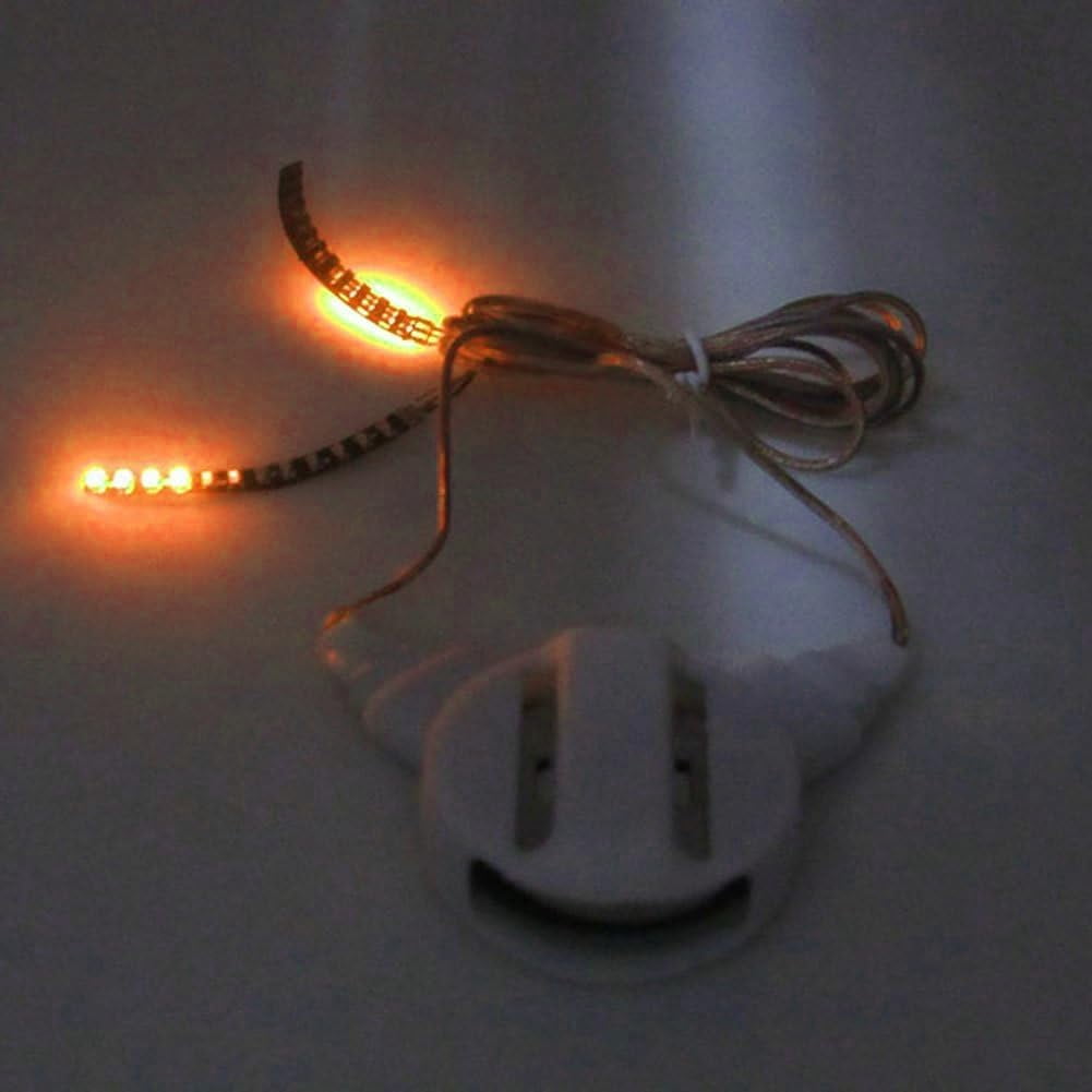 LINLIN LED Light False Eyelashes, LED Eyelashes Waterproof LED Light Eyelash Fake Eyelashes Shining Charming Eyelid Tape
