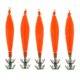 thumbnail image 5 of 5 Piezas de Señuelos de Pulpo Luminoso Macarena Cebos Artificiales Naranja, 5 of 7