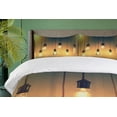 thumbnail image 4 of Ambesonne Retro Duvet Cover Set, Modern Vibrant Art, 2-Calking, Yellow Green, 4 of 7