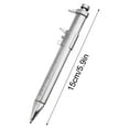 thumbnail image 3 of 2-in-1 Vernier Caliper Ballpoint Pen,Multifunction Tool,Measuring Pen,0-100mm Scale,1mm Ink Tip,Engineers,Woodworkers,Carpenters,Students,Precise Measurement Tool,Writing and Measuring Gadget, 3 of 9