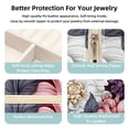 thumbnail image 3 of Ink plant Travel Portable Square Jewelry Box Organizer: Ideal Solution for Rings, Earrings, Necklaces, Bracelets, and More! Gift for Girls and Women., 3 of 6