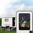 thumbnail image 2 of POLERO RV Door Window Shade Cover - Hook-and-Loop Fastening RV Blackout Window Cover, an-UV and Privacy Protection for Camper (17.3” x 26”, Camping Moon Night), 2 of 7