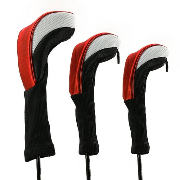 3 Pcs Couvre-Chefs de Golf Conducteur Fairway Bois Accessoires de Golf