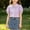 Purple, variant on Rvasteizo Toddler Button Down Shirt Solid Lace Lapel Short Sleeve Button Shirt Basic Wear for Girls