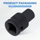 thumbnail image 3 of Uxcell 3pcs 4 Point Square Socket 1/2" Drive 8mm Metric Square Impact Socket 1.6" (40mm) Long 40CR Steel Phosphating Standard Wheel Sleeve Tool for Auto Repair Mechanical Home Use, 3 of 7