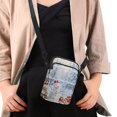 thumbnail image 4 of HELLHERO Berry-Dream-Capybara Shoulder Purse for Men, Women Polyester Crossbody Sling Bags with Adjustable Shoulder Strap, 4 of 7