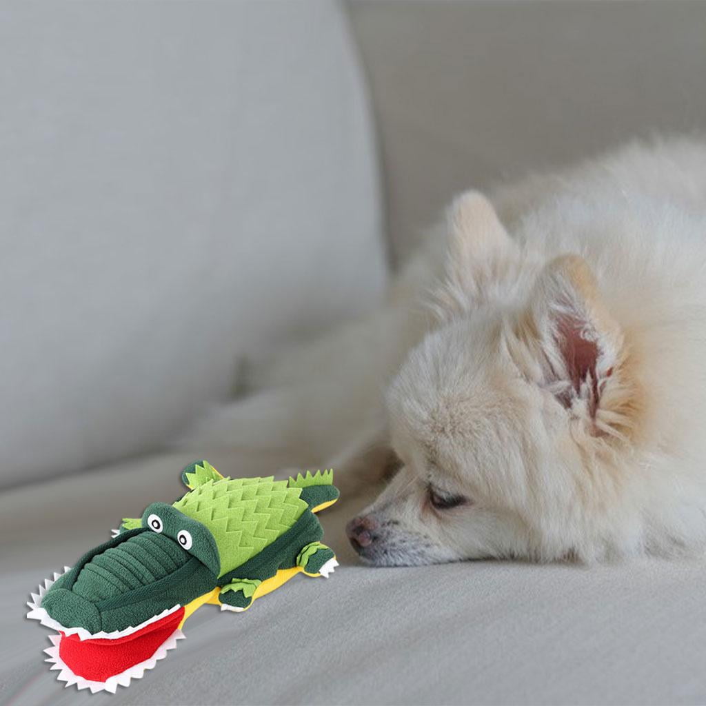 Bvdfgk Dog Sniffing Toy Stress Relief Easy to Fill Interactive feed Game Dog Treat Dispenser Feeding Training Chew Toy Slow Feeder for Outdoor
