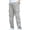 Gray, variant on Puntoco Men's Solid Color Cargo Pants, Loose Straight‑Leg Pants Multi‑Pocket Casual Work Trousers with Flap Pockets for Outdoor Daily Wear Khaki XS