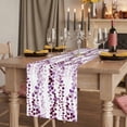 thumbnail image 2 of Table Runners 70 Inches Long Dress Scarves, Purple Weeping Eucalyptus Farmhouse Coffee/Dining/Kitchen Table Decor, Holiday Table Runner, Spring Summer Farmhouse Leaves 13x70 Inch, 2 of 9