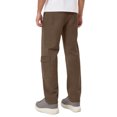 thumbnail image 5 of Wutalume Men's Elastic Waist Drawstring Fleece-Lined Cargo Pants with Multiple Pockets, Ideal for Stylish Outdoor Workwear, Sports, and Casual Activities,Brown L, 5 of 8