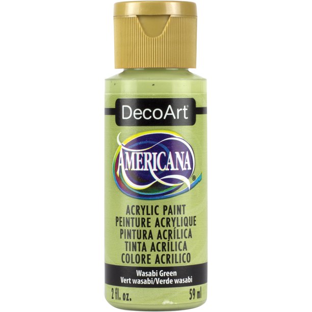 Americana Acrylic Paint 2ozWasabi Green Opaque