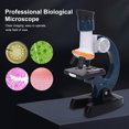 thumbnail image 4 of Microscopio para niones, Kit de Ciencia de Microscopio para Principiados Con Pilas Con 4 Diapositivas de Vidrio en, Kit de Ciencia Educata Juguetes para Regalos de, 4 of 7