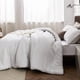 thumbnail image 3 of Juego de edredón Bedsure Super King, blanco grisáceo, 3 piezas, 3 of 8