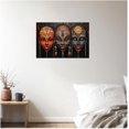 thumbnail image 2 of ZHONGYUTONG African Masks Wall Art Vintage Tribal Painting Black Art Prints African Traditional Culture Canvas Afro Ethnic Pictures African American Wall Decor Framed (12.00" x 18.00"), 2 of 4