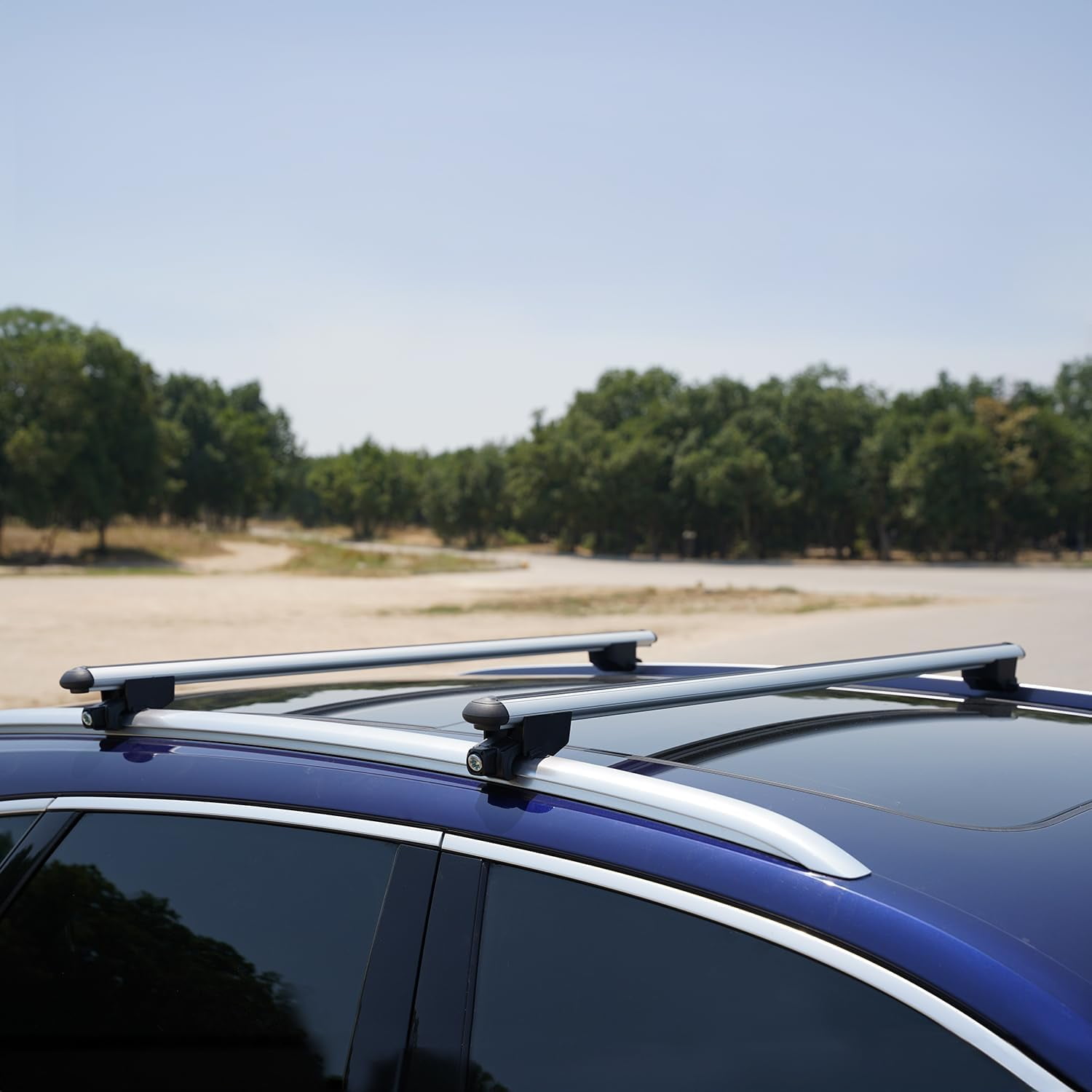 Volkswagen Atlas 2018-2023 Roof Racks Cross Bars Luggage Carrier Silver Set NEW