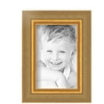 thumbnail image 2 of ArtToFrames 4x6 inch  Gold Ornate Picture Frame,  Gold 4" x 6" Wood Poster Frame (WOM-4546), 2 of 7