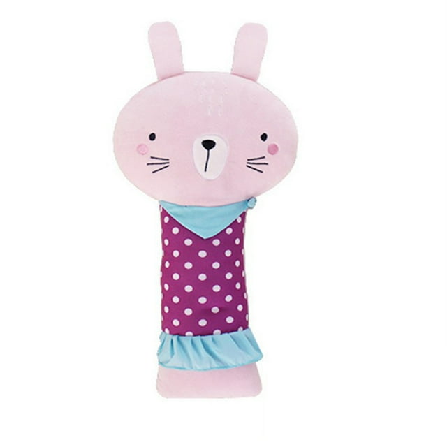 Funda de cinturón con correa para asiento de coche de Animal bonito, funda de cojín ajustable para muñeca de juguete, funda de cojín para niños