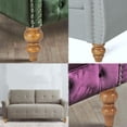 thumbnail image 3 of MAOHAM Juego de 4 patas de madera para sofá de 13 cm color café, 3 of 7
