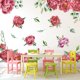 thumbnail image 4 of Un conjunto de bonitas pegatinas de pared de flores Calcomanías de pared para salas de estar Dormitorios Oficinas Decoración de pared TUNC Sencillez, 4 of 5