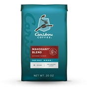 Caribou Coffee Mahogany Blend Ground Coffee, Premium Dark Roast, 100% Arabica, 20 oz