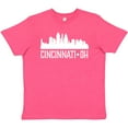 thumbnail image 3 of Inktastic Cincinnati Ohio Skyline City Silhouette Youth T-Shirt, 3 of 5
