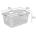 thumbnail image 2 of Sterilite Panier à Linge 71L Ultra™ Ciment, 2 of 9