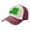 Dark Red, variant on Flag Of Esperanto Distressed Baseball Cap Dad Hats for Men Women Vintage Trucker Hat Low Profile Ball Caps