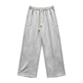 thumbnail image 6 of jiaxiM Women's Cute Sweat Pants Wide Leg High Waist Casual Pants with Pockets for Daily Wear Comfort Modern Style Trendy, 6 of 6