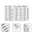 thumbnail image 1 of Kitchen Conversion Chart Magnet for Cooking with PVC Material Black Color Lightweight and Compact Size, 1 of 8