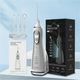 thumbnail image 1 of Hydropulseur Dentaire Intelligent L15 - Réservoir d'Eau 300 ml, 5 Modes, 4 Embouts, Étanchéité IPX7, Batterie Rechargeable 2000 mAh, Pression 40-140 psi, Impulsions 1600-1800/min, Irrigateur Buccal Portable Détachable pour la Maison et, 1 of 6